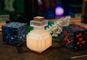 a couple of blocks sitting on top of a table